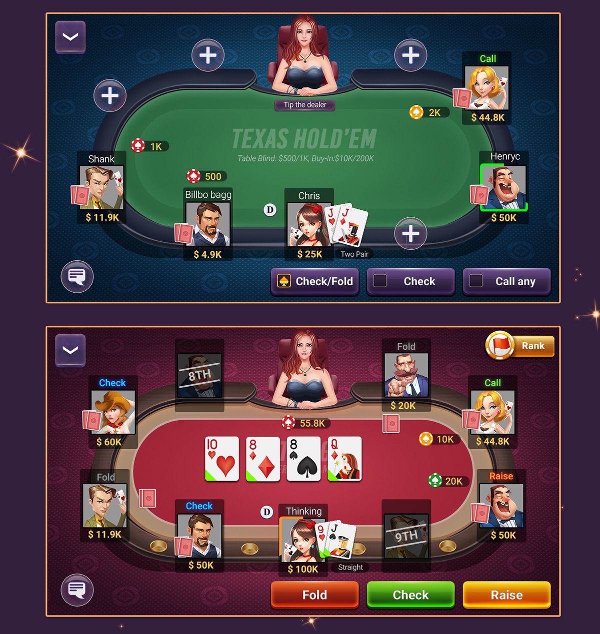 House of Fun Casino آن لائن کیسینو میں اصل گیمز